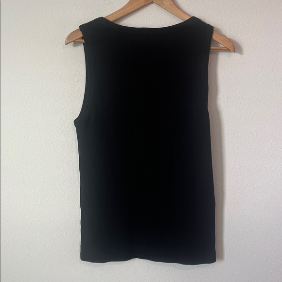 COS Black Ribbed Tank Top - Picture 4 of 4